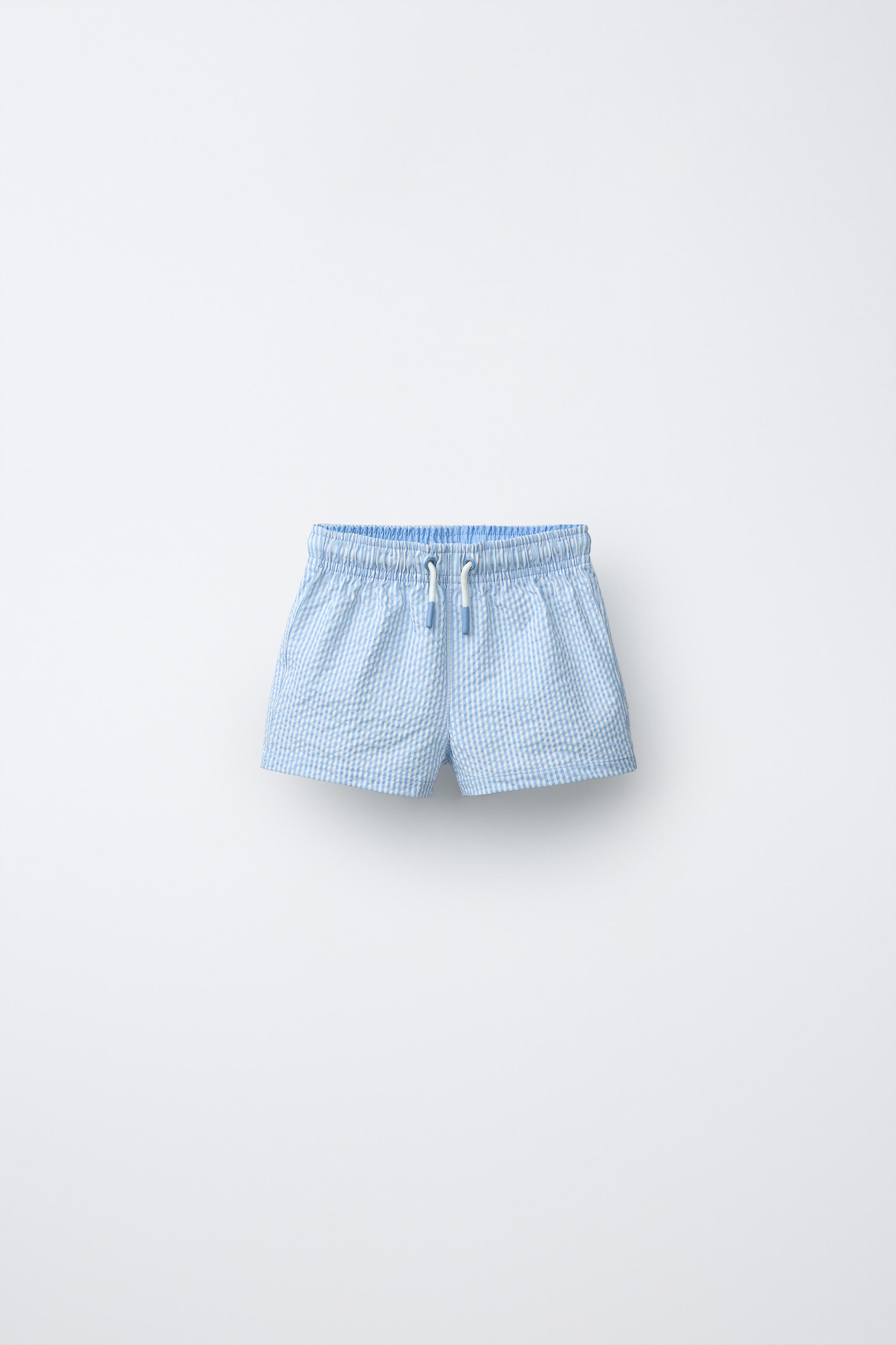 SHORT DE BAIN SEERSUCKER À RAYURES 1-6 ANS